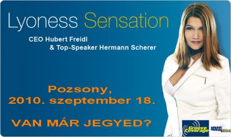 Lyoness Sensation Pozsony 2010. szeptember 18.